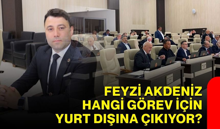 Feyzi Akdeniz hangi görev için yurt dışına gidiyor?