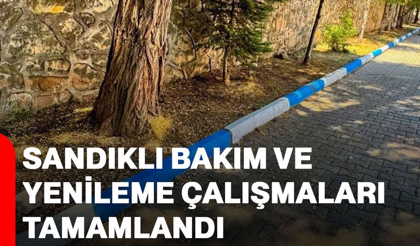 Sandıklı bakım ve yenileme çalışmaları tamamlandı