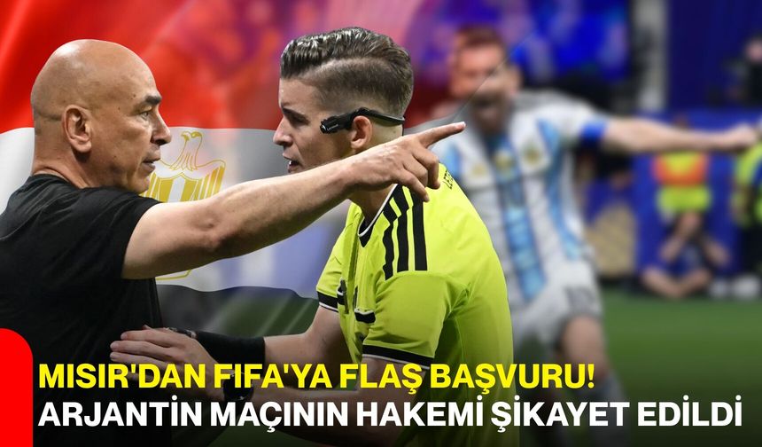 Mısır'dan FIFA'ya flaş başvuru! Arjantin maçının hakemi şikayet edildi