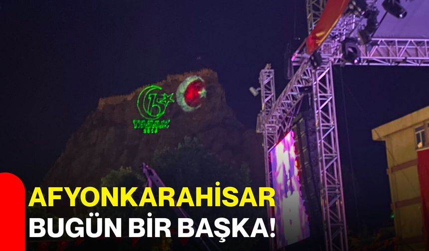 Afyonkarahisar bugün bir başka!