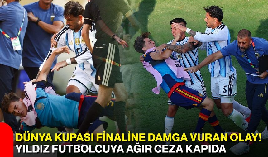 Dünya Kupası finaline damga vuran olay! Yıldız futbolcuya ağır ceza kapıda