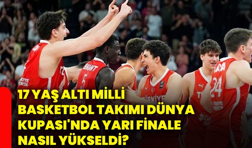 17 Yaş Altı Milli Basketbol Takımı Dünya Kupası'nda yarı finale nasıl yükseldi?