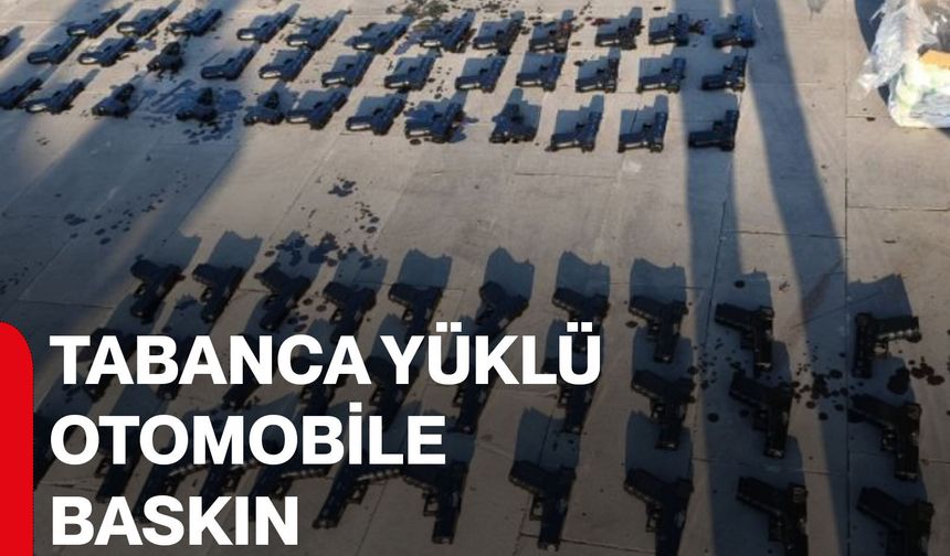 Tabanca yüklü otomobile baskın