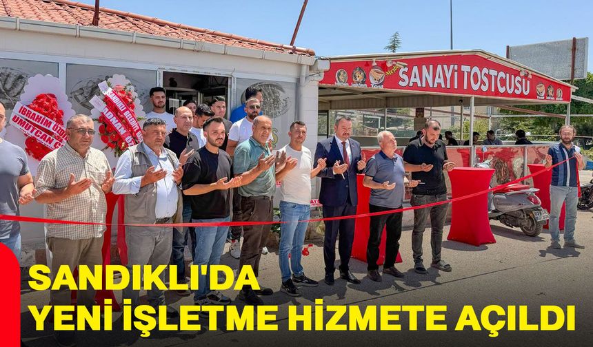 Sandıklı'da yeni işletme hizmete açıldı