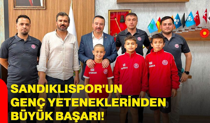 sandıklıspor'un genç yeteneklerinden büyük başarı