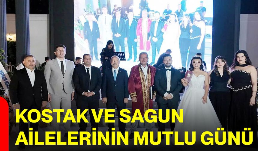 Kostak ve Sagun ailelerinin mutlu günü