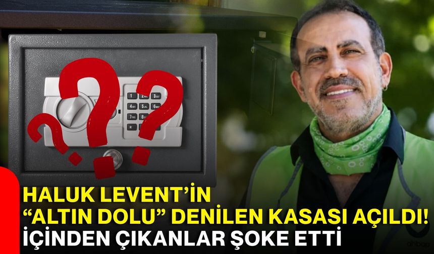 Haluk Levent’in “altın dolu” denilen kasası açıldı! İçinden çıkanlar şoke etti