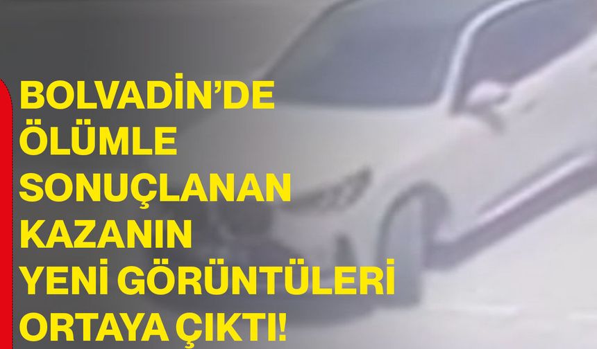 Bolvadin’de ölümle sonuçlanan kazanın yeni görüntüleri ortaya çıktı!