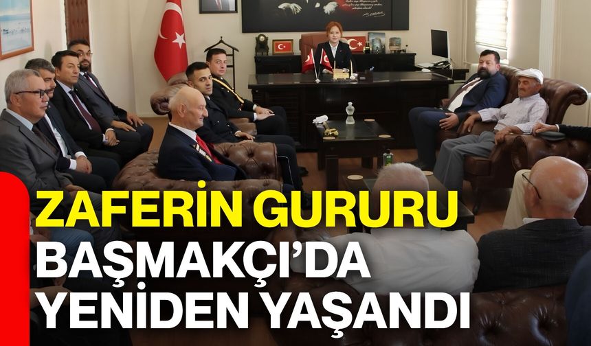 104 yıllık Zaferin gururu Başmakçı’da yeniden yaşandı