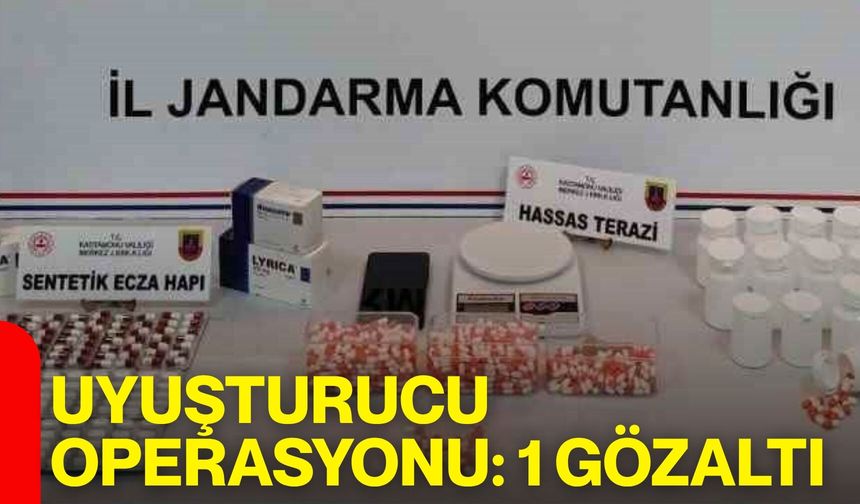 Uyuşturucu operasyonu: 1 gözaltı