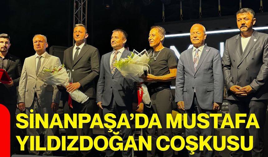Sinanpaşa’da Mustafa Yıldızdoğan coşkusu