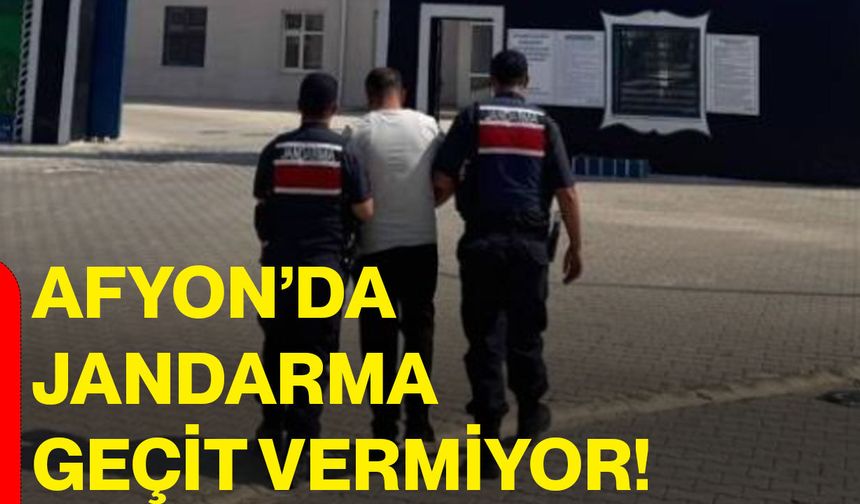 Afyon’da jandarma geçit vermiyor!