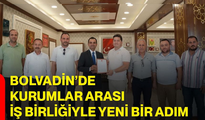 Bolvadin’de kurumlar arası iş birliğiyle yeni bir adım