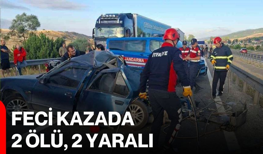 Feci kazada 2 ölü, 2 yaralı