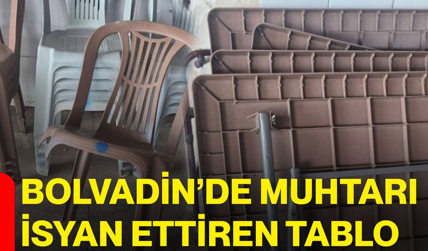 Bolvadin’de muhtarı isyan ettiren tablo