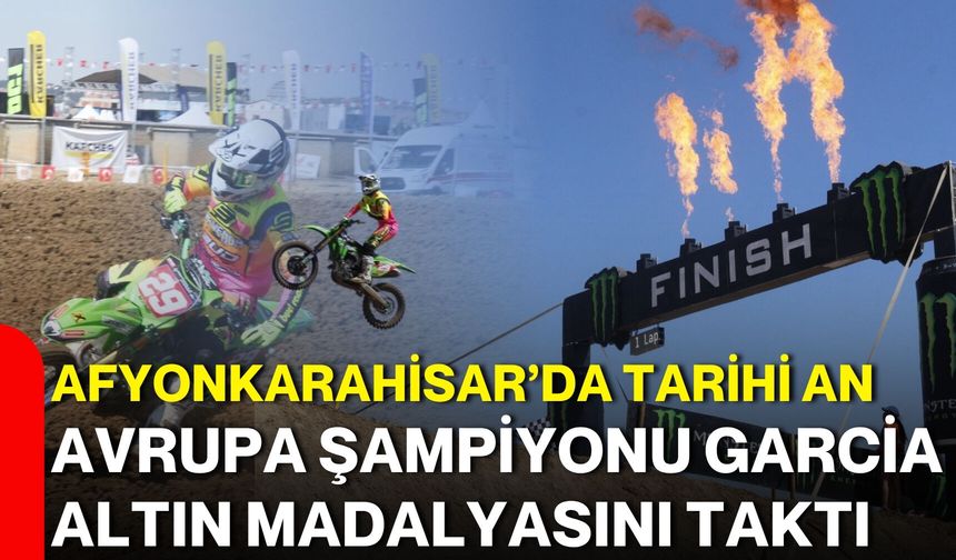 Afyonkarahisar’da tarihi an Avrupa Şampiyonu Garcia altın madalyasını taktı