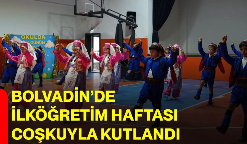 Bolvadin’de ilköğretim haftası coşkuyla kutlandı