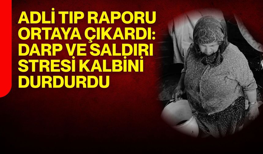 Adli tıp raporu ortaya çıkardı: Darp ve saldırı stresi kalbini durdurdu