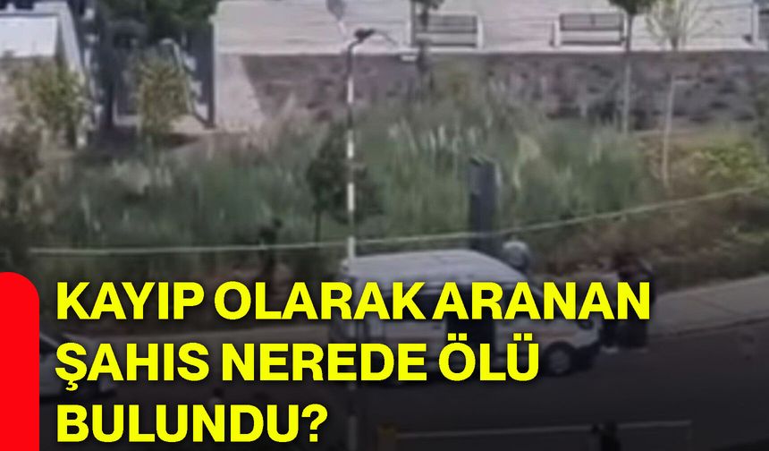 Kayıp olarak aranan şahıs nerede ölü bulundu?