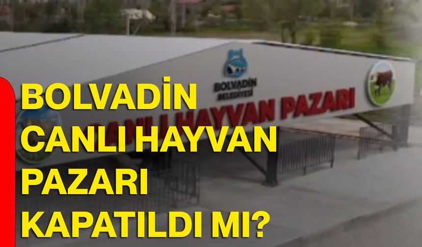 Bolvadin canlı hayvan pazarı kapatıldı mı?