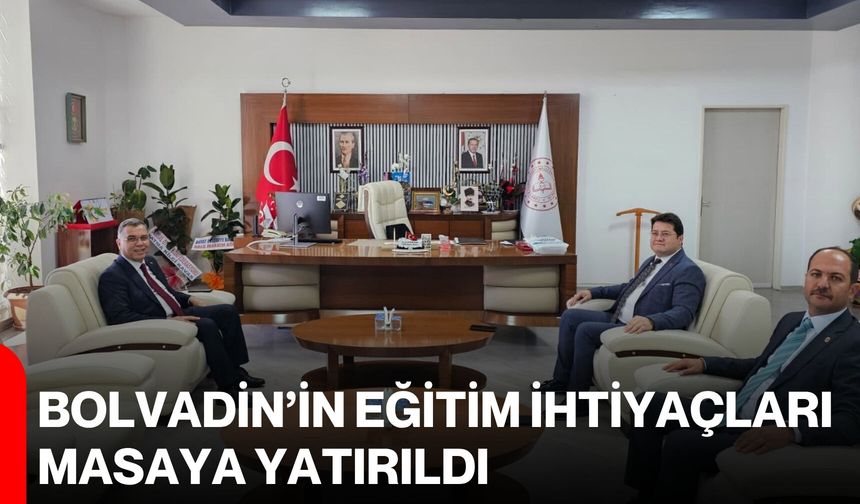 Bolvadin’in eğitim ihtiyaçları masaya yatırıldı