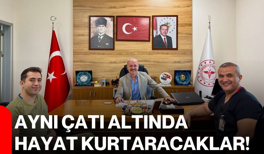 Aynı çatı altında hayat kurtaracaklar!