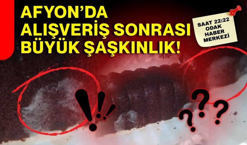 Afyon’da alışveriş sonrası büyük şaşkınlık!