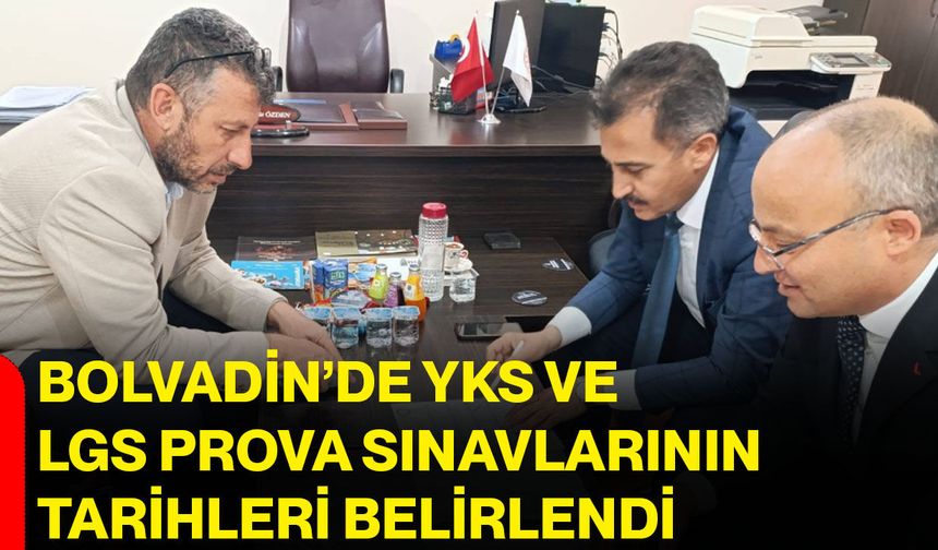 Bolvadin’de YKS ve LGS prova sınavlarının tarihleri belirlendi