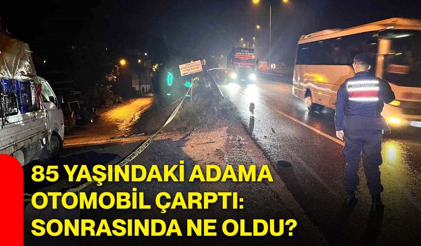 85 yaşındaki adama otomobil çarptı: Sonrasında ne oldu?
