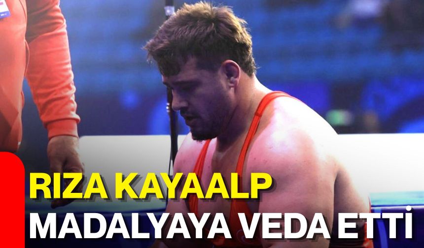 Rıza Kayaalp madalyaya veda etti
