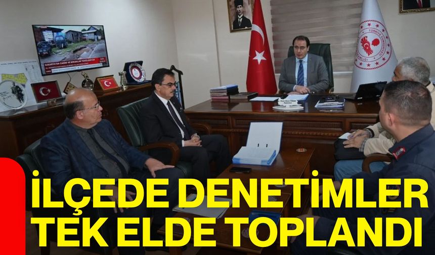 İlçede denetimler tek elde toplandı