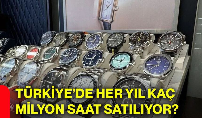 Türkiye’de her yıl kaç milyon saat satılıyor?