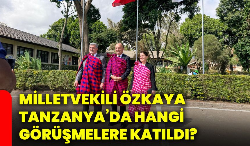 Milletvekili Özkaya, Tanzanya’da hangi görüşmelere katıldı?