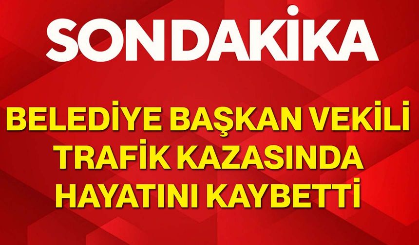 Belediye başkan vekili trafik kazasında hayatını kaybetti