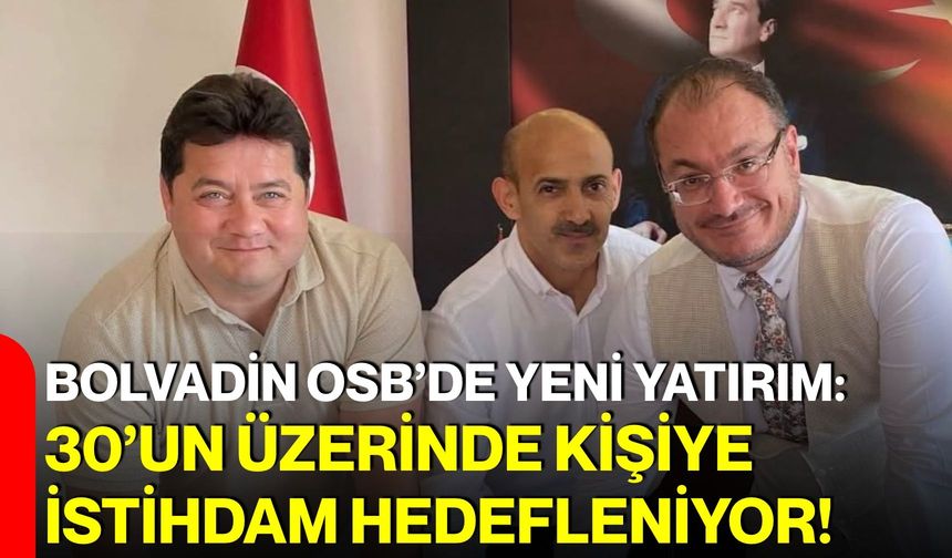 Bolvadin OSB’de yeni yatırım: 30’un üzerinde kişiye istihdam hedefleniyor!