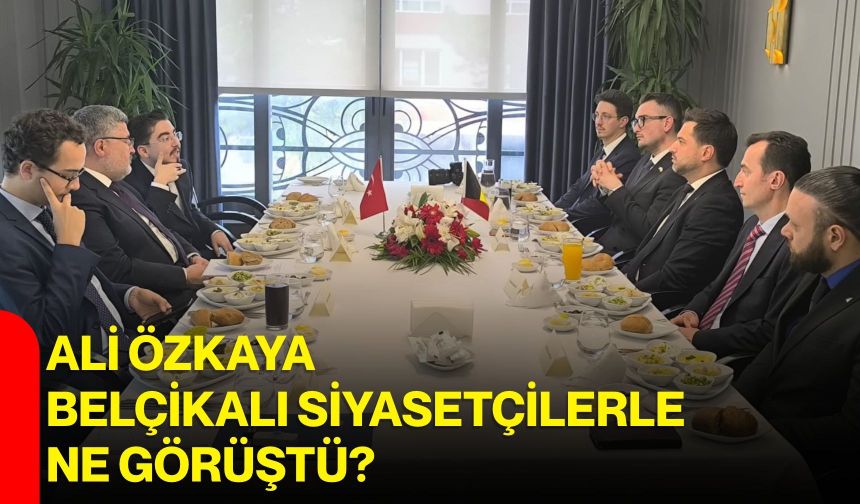 Ali Özkaya Belçikalı siyasetçilerle ne görüştü?