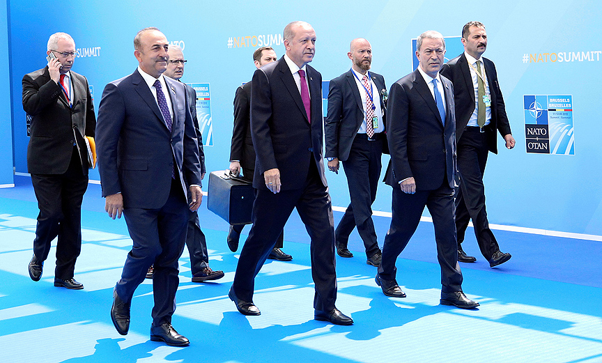 Cumhurbaşkanı Recep Tayyip Erdoğan NATO zirvesi