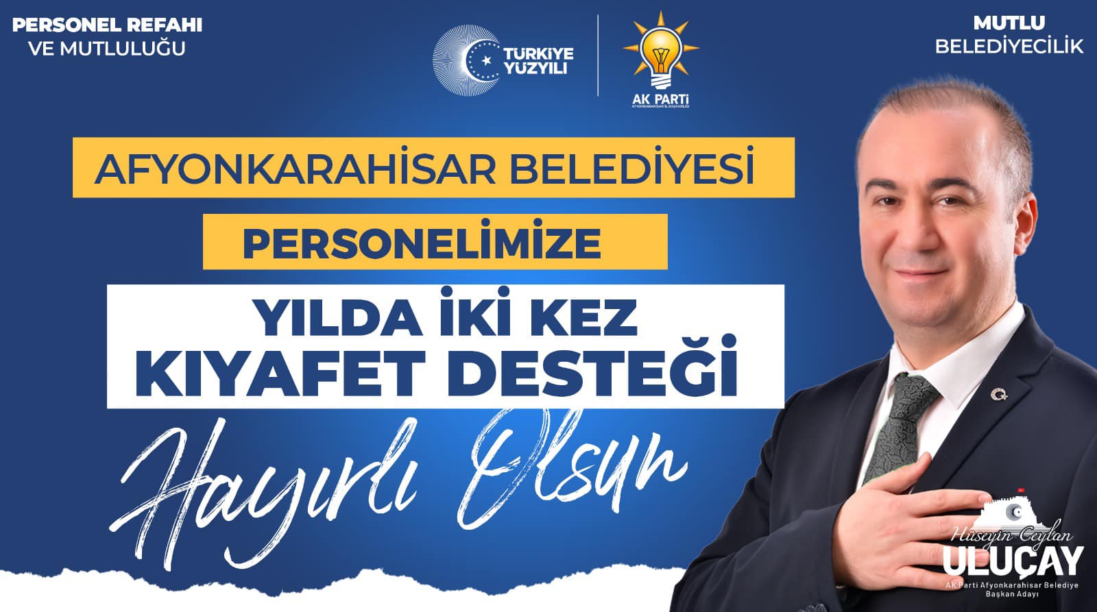 Uluçay’ın, belediye personeline verdiği 10 projenin sözü ne?