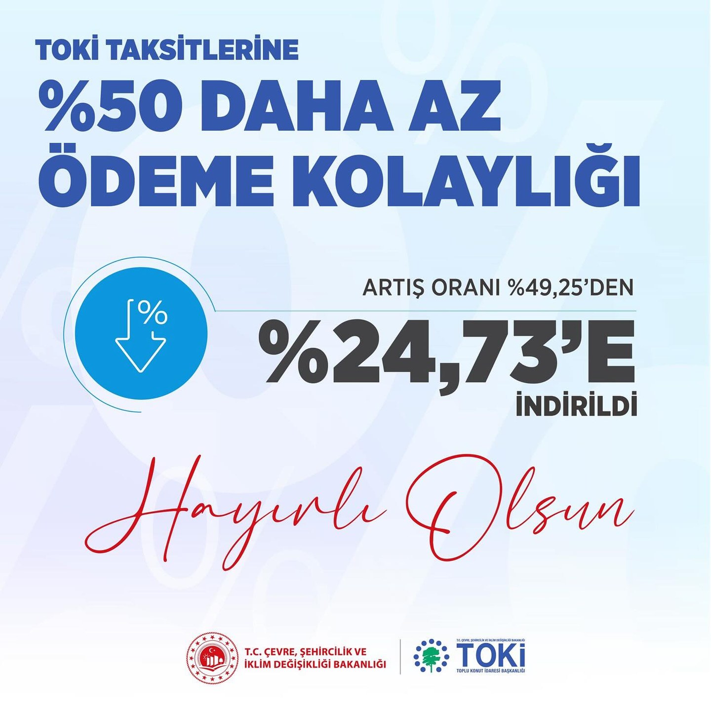 TOKİ sahiplerinin dikkatine: Taksitlere yeni düzenleme geldi!