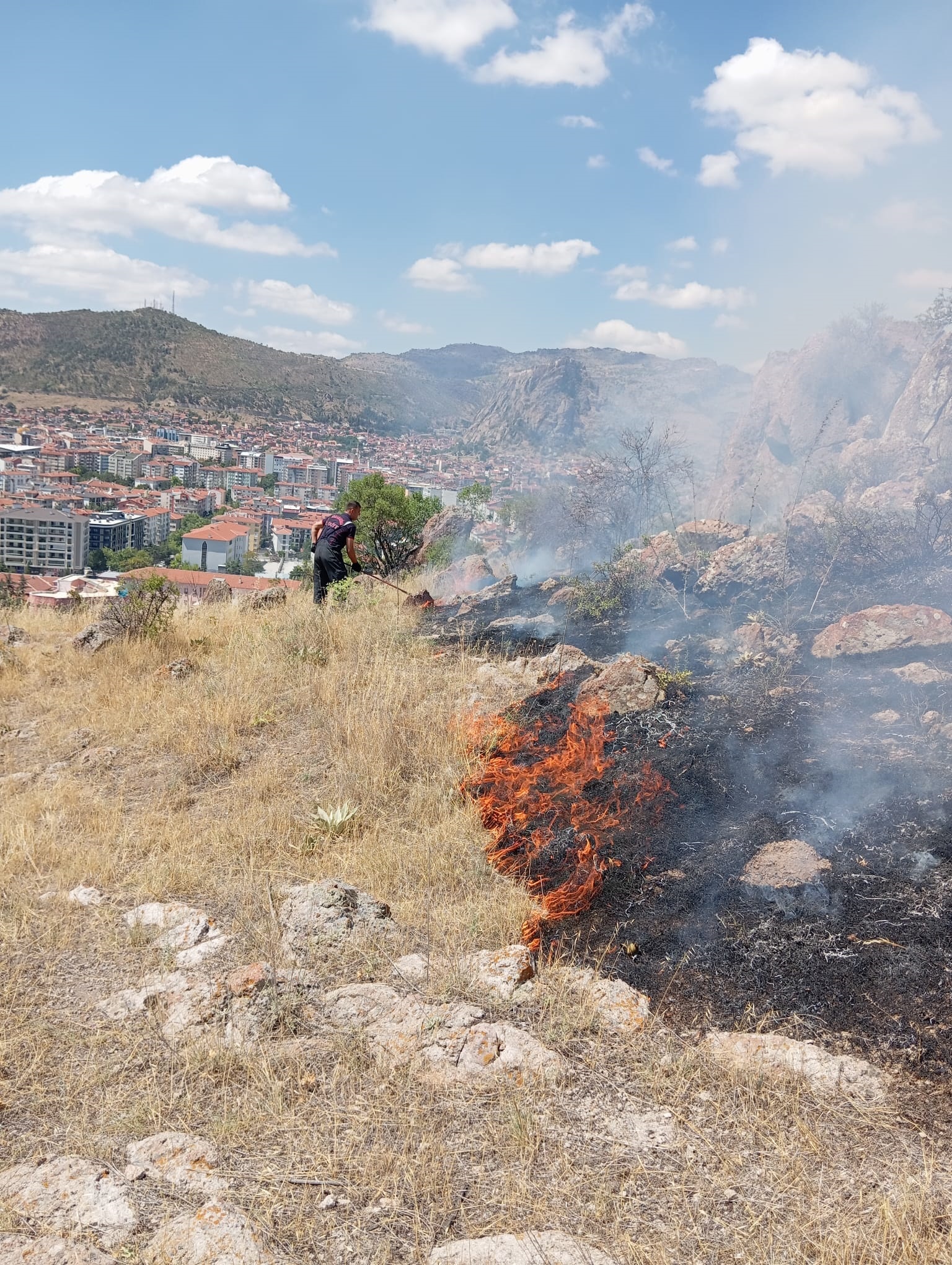 Hıdırlık bir yangın daha!