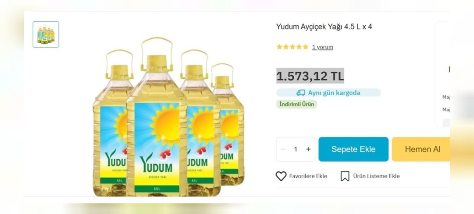 Yudum Aycicek Yaginda Fiyatlar Dibe Vurdu Acele Eden 4 Lu 4 5 Litre Yagi En Ucuzdan Alacak