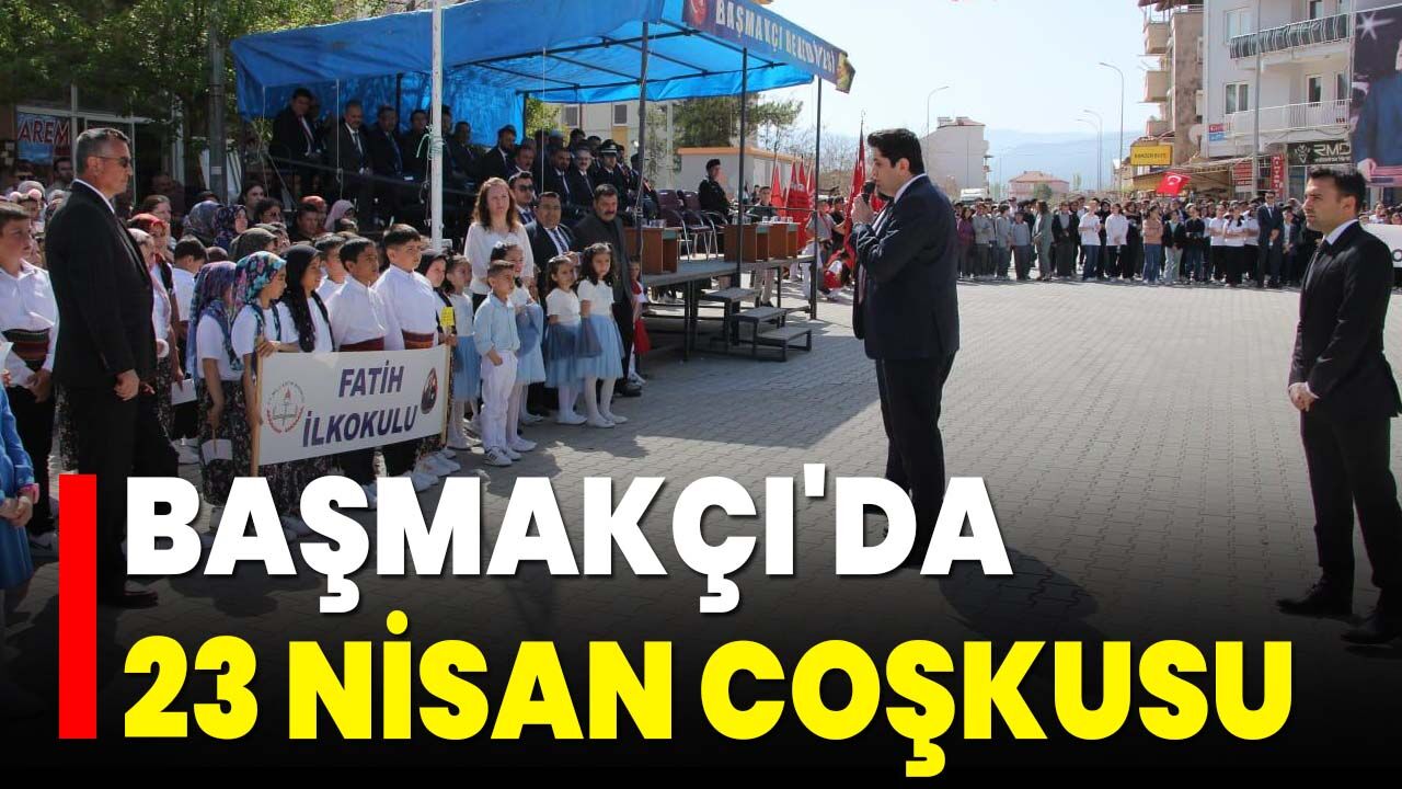 Başmakçı'da 23 Nisan Coşkusu