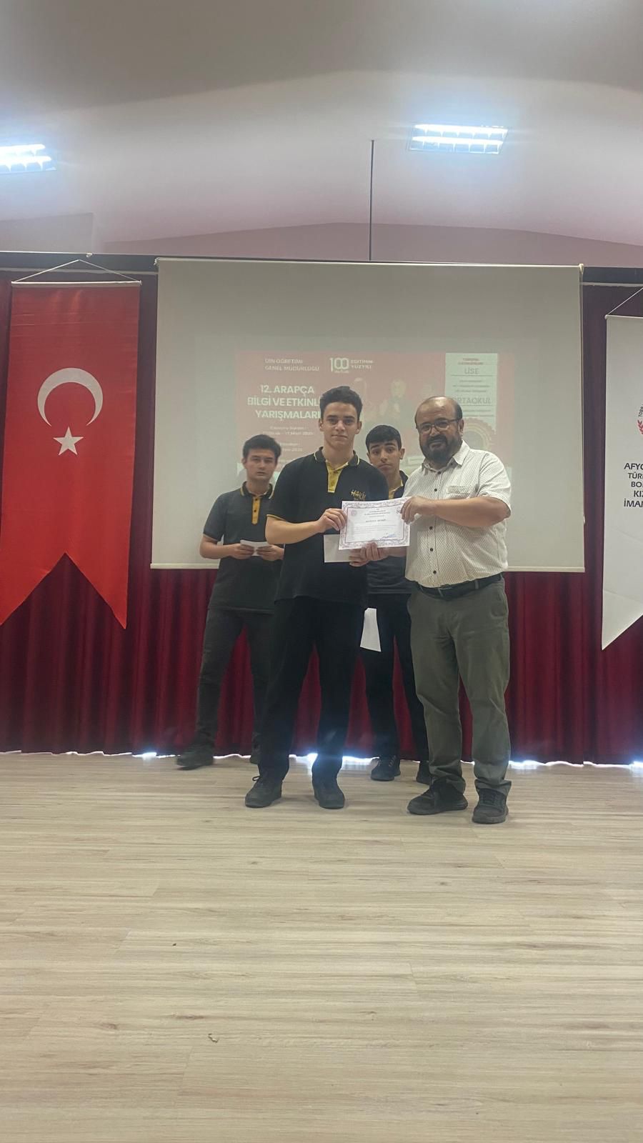 12. Arapça Bi̇lgi̇ Ve Etki̇nli̇k Yarişmasi Gerçekleşti̇2