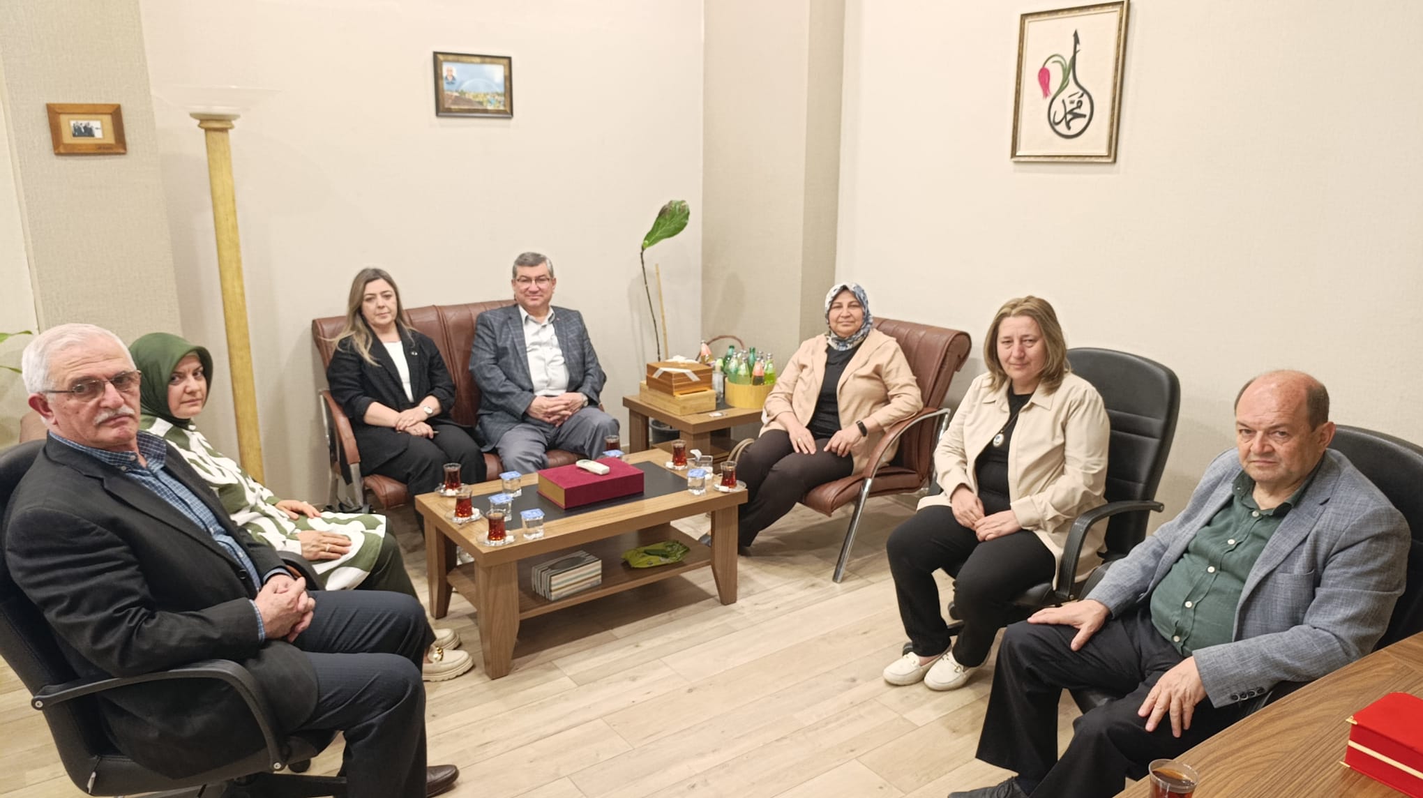 Afyon Muhtarlarından Odak’a Ziyarett