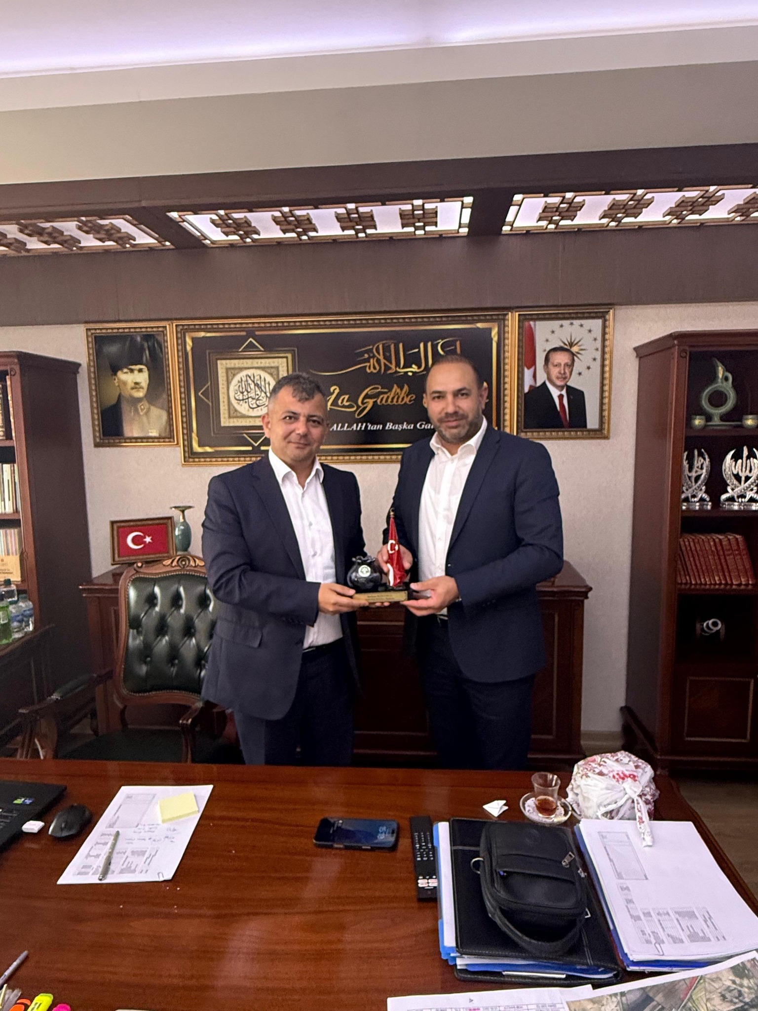 Afyon Pancar Eki̇ci̇leri̇nden Başkan Koyuncu'ya Zi̇yaret1