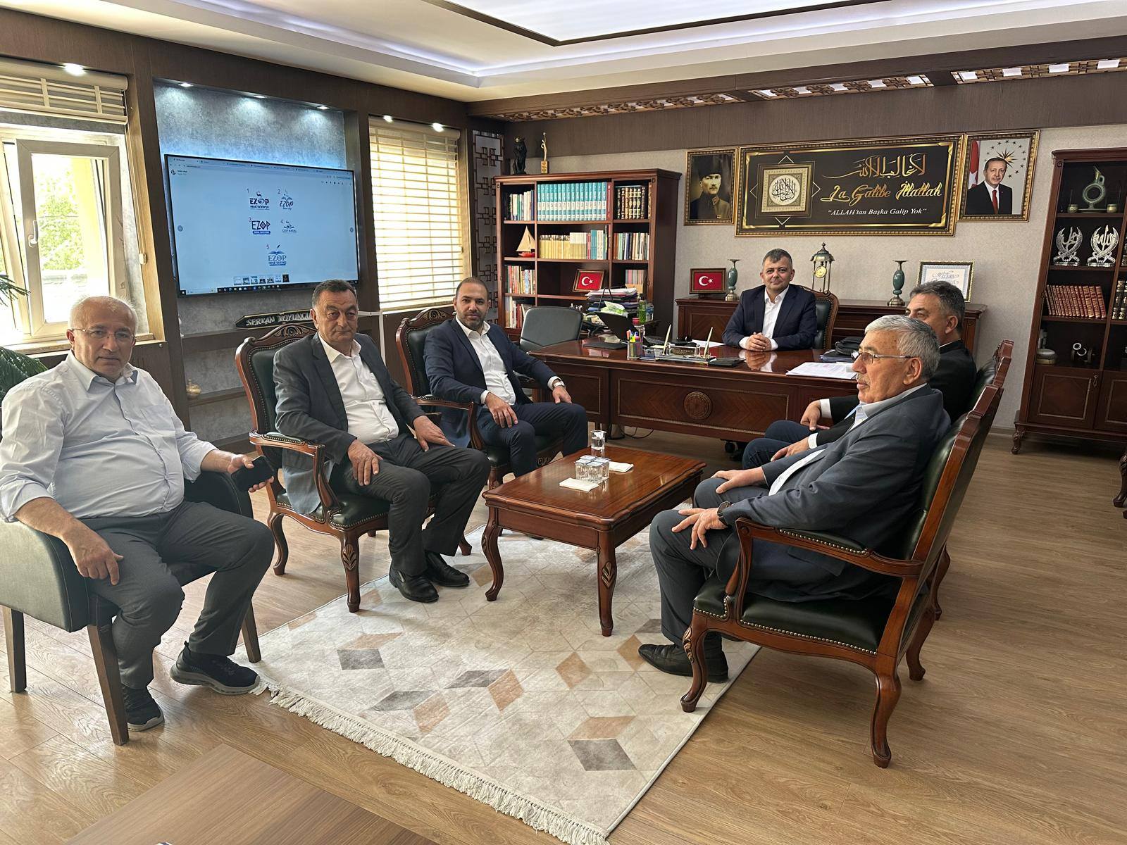 Afyon Pancar Eki̇ci̇leri̇nden Başkan Koyuncu'ya Zi̇yaret2