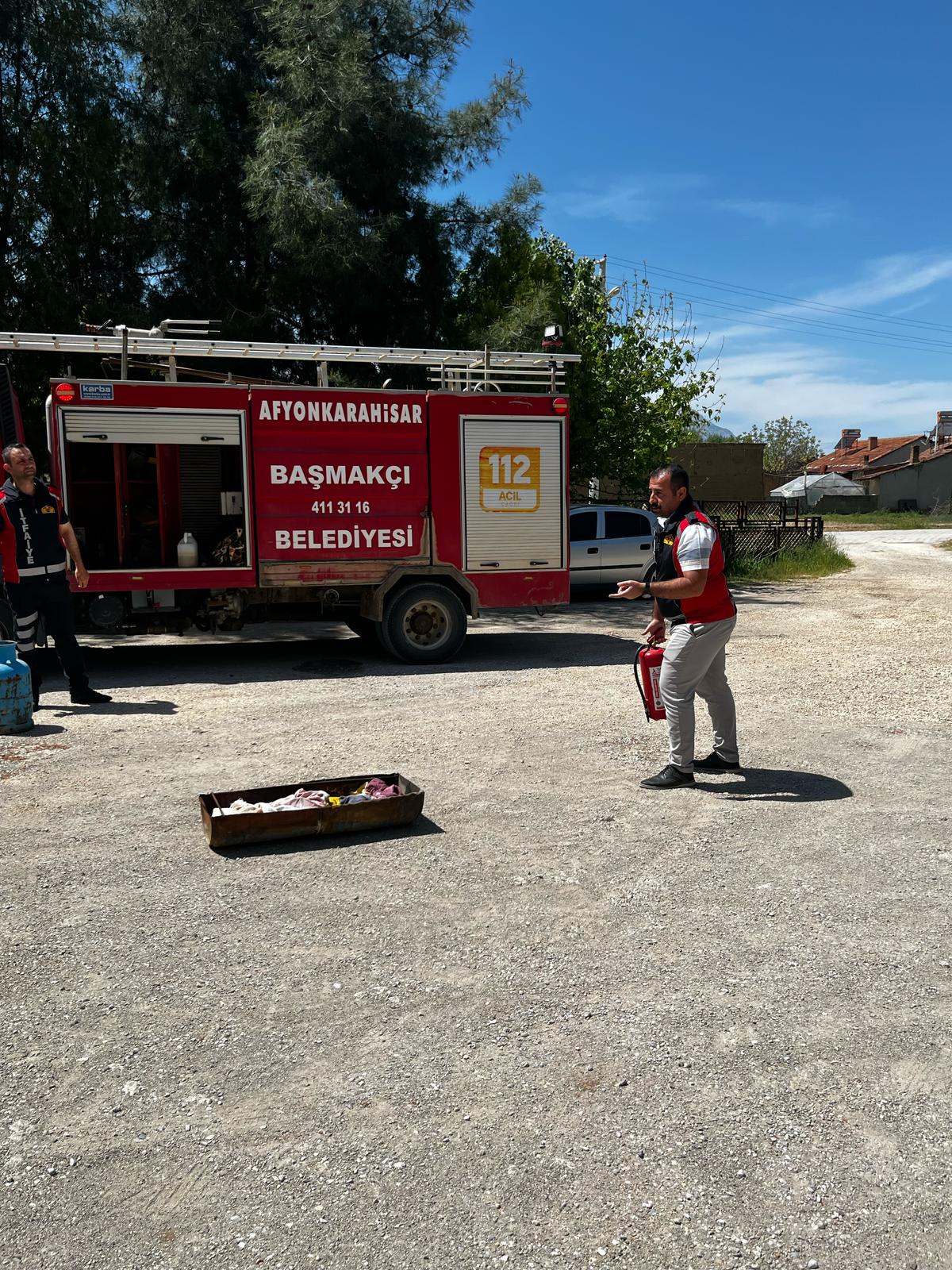 Başmakçi'da Yangin Eği̇ti̇mi̇