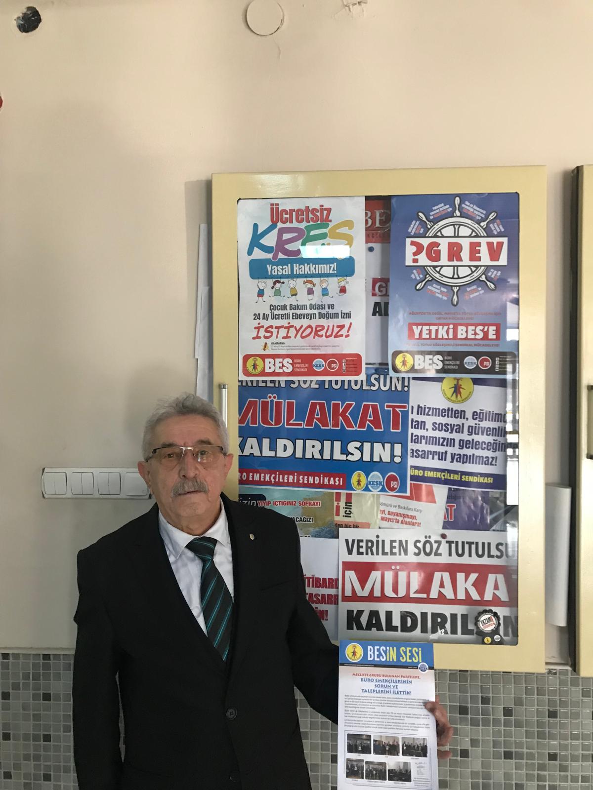 Bes Temsi̇lci̇si̇ Orhan’dan Emekçi̇leri̇n Haklari İçi̇n Bi̇rleşi̇k Mücadele Çağrisi