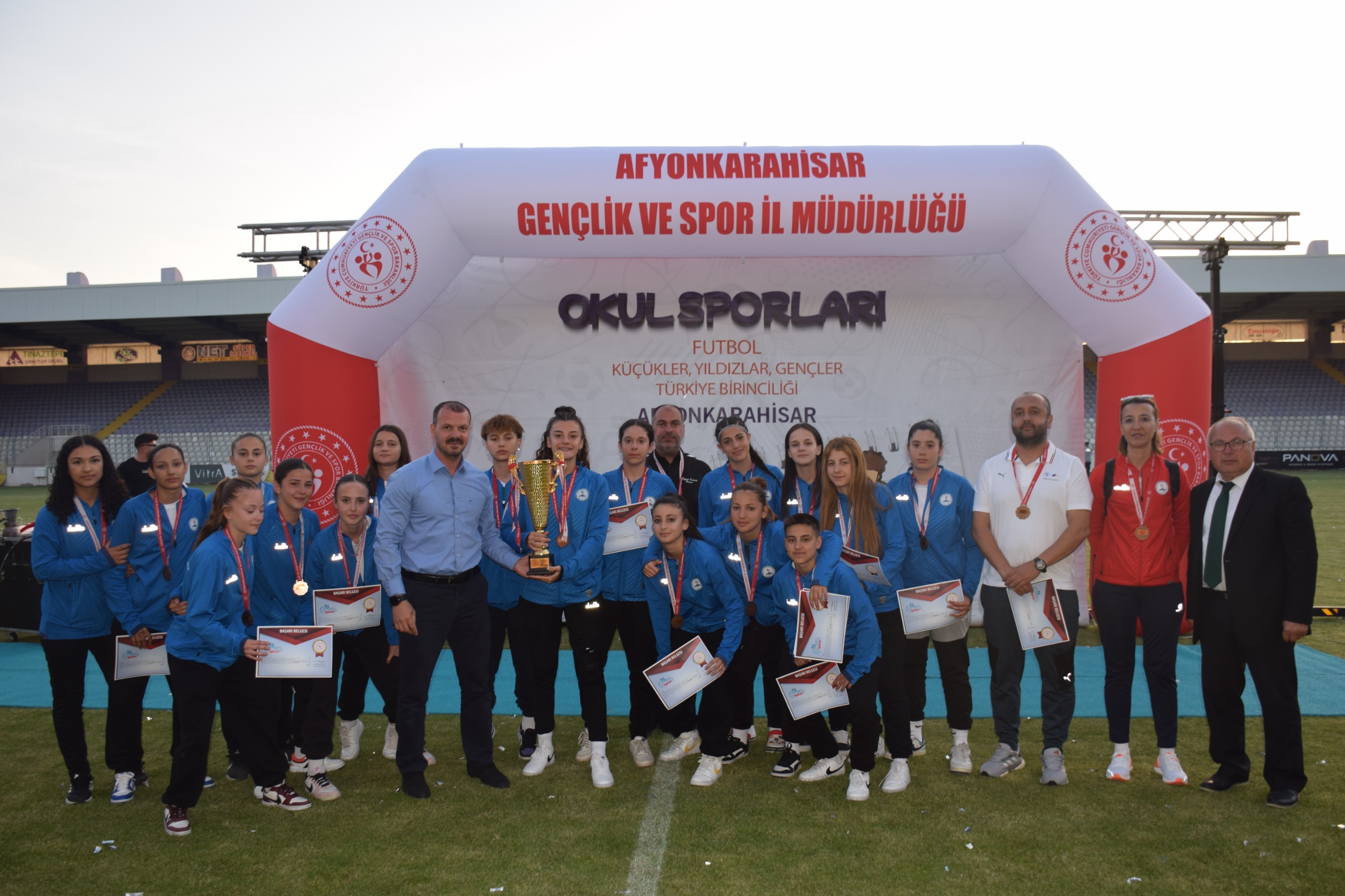Futbol Genç Kizlar Türki̇ye Şampi̇yonasi Afyonkarahi̇sar’da Sona Erdi̇,,