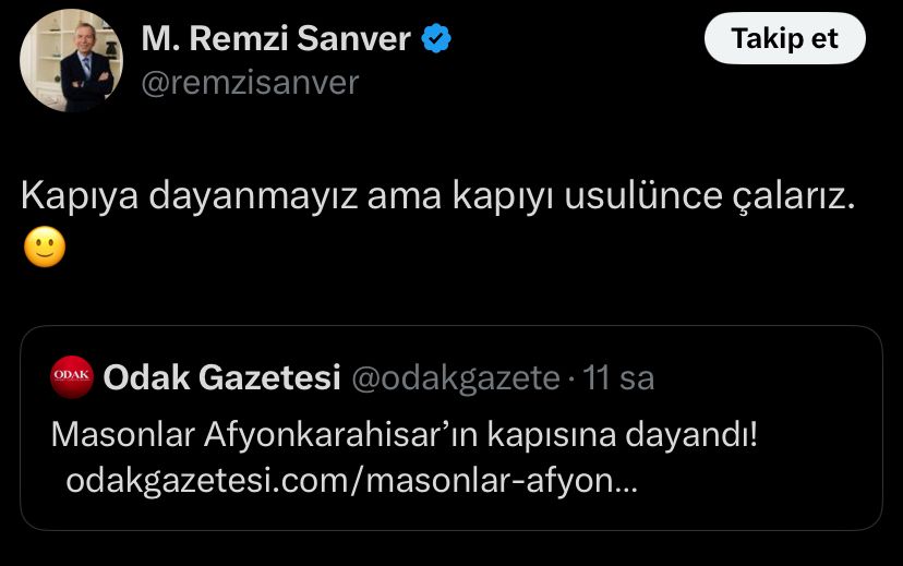 Mason Locası Odak’i Hedef Gösterdi.